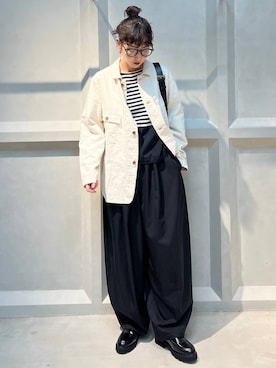 「アイテム（ボディバッグ/ウエストポーチ）」を使った、kyokoさん（レディース・165cm）の夏コーディネート