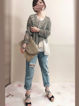 ＊myuu🐈‍⬛＊さん（レディース・148cm）の夏コーディネート