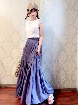 ＊myuu🐈‍⬛＊さん（レディース・148cm）の夏コーディネート