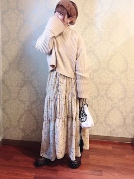 ＊myuu🐈‍⬛＊さん（レディース・148cm）の春コーディネート