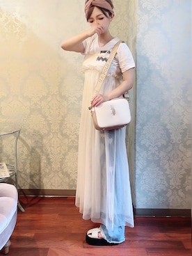 「BOBBI BROWN（ボビイブラウン）のアイテム（アイシャドウ）」を使った、＊myuu🐈‍⬛＊さん（レディース・148cm）の夏コーディネート