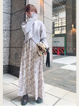 「Bab（バブ）のアイテム（アクセサリー）」を使った、＊myuu🐈‍⬛＊さん（レディース・148cm）の冬コーディネート