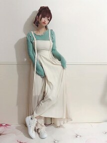 who&#39;s who Chico - 2020ss¥5390【Chico】メローカットソー メローニット Chico（チコ）の「メローニット（ニット/セーター）」 - WEAR