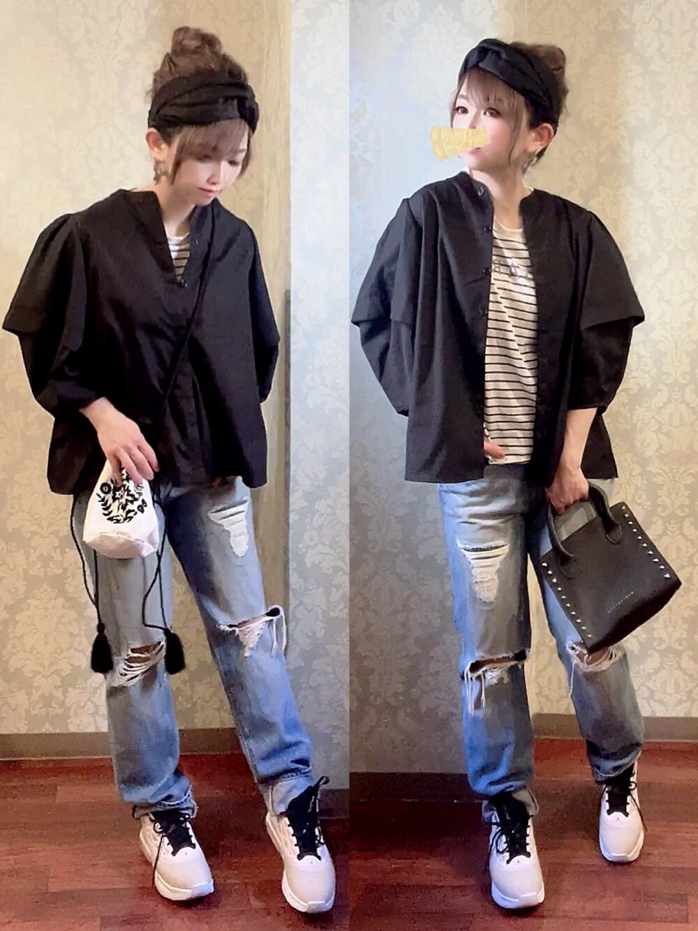 RED CARD 別注Rhythm ストレッチコットンデニム ナノ・ユニバース RED CARD/別注 rhythm +