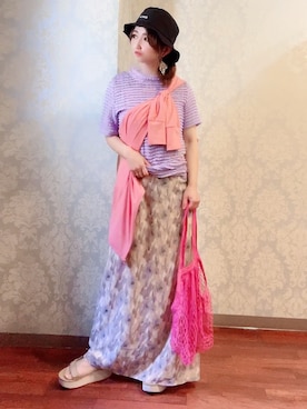 ＊myuu🐈‍⬛＊さん（レディース・148cm）の夏コーディネート