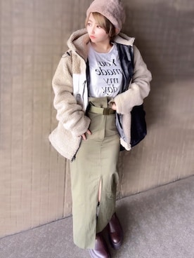 「MARC JACOBS（マークジェイコブス）のアイテム（バックパック/リュック）」を使った、＊myuu🐈‍⬛＊さん（レディース・148cm）の秋コーディネート