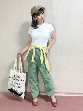 ＊myuu🐈‍⬛＊さん（レディース・148cm）の春コーディネート