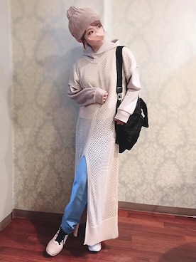 「エアジョーダン」｜「アイテム（その他）」を使った、＊myuu🐈‍⬛＊さん（レディース・148cm）の秋コーディネート