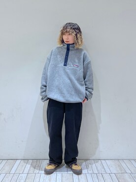 「XLARGE（エクストララージ）のアイテム（その他アウター）」を使った、小田 由奈さん（レディース・152cm）の秋コーディネート