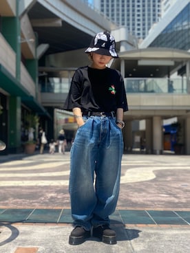 小田 由奈さん（レディース・152cm）の夏コーディネート