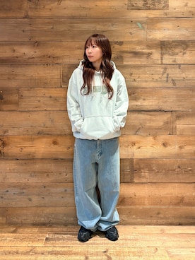 「XLARGE（エクストララージ）のアイテム」を使った、sa$さん（レディース・152cm）の秋コーディネート