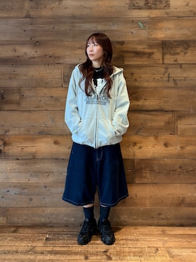 「XLARGE（エクストララージ）のアイテム」を使った、sa$さん（レディース・152cm）の夏コーディネート