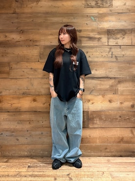 「XLARGE（エクストララージ）のアイテム」を使った、sa$さん（レディース・152cm）の秋コーディネート