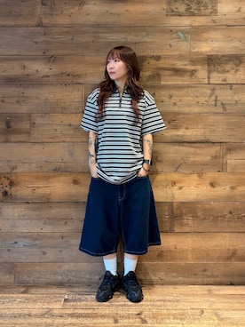 「XLARGE（エクストララージ）のアイテム」を使った、sa$さん（レディース・152cm）の秋コーディネート