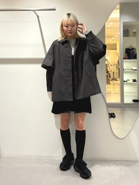 「モノトーンスタイル」｜やまちゃんさん（レディース・166cm）の秋コーディネート