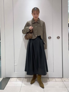 「秋服」｜「アイテム（その他アウター）」を使った、やまちゃんさん（レディース・164cm）の秋コーディネート