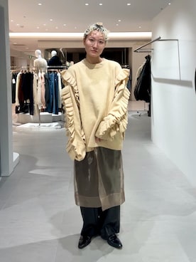 「LAATO（ラート）のアイテム」を使った、やまちゃんさん（レディース・166cm）の秋コーディネート