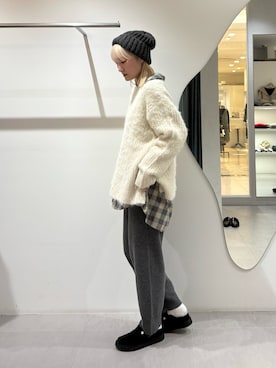 「高身長女子」｜やまちゃんさん（レディース・166cm）の冬コーディネート