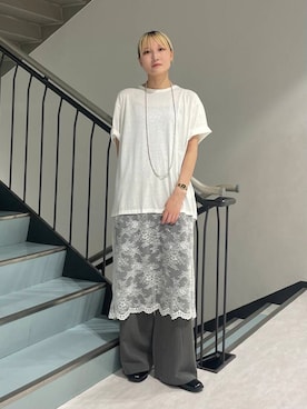 「アイテム（その他シューズ）」を使った、やまちゃんさん（レディース・164cm）の夏コーディネート