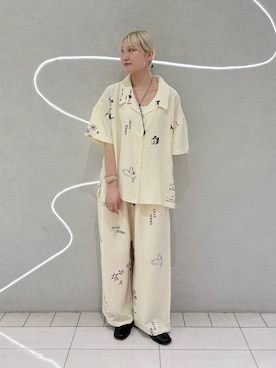 「KBF（ケイビーエフ）のアイテム（ブレスレット）」を使った、やまちゃんさん（レディース・166cm）の春コーディネート