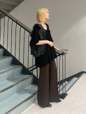 「イエベ」｜「アイテム（パンツ）」を使った、やまちゃんさん（レディース・164cm）の夏コーディネート