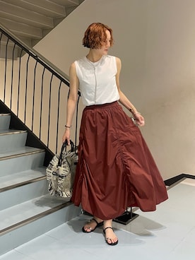 やまちゃんさん（レディース・164cm）の夏コーディネート