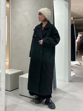 「KBF（ケイビーエフ）のシアーベロアシャーリングスリーブトップス（Tシャツ/カットソー）」を使った、やまちゃんさん（レディース・164cm）の秋コーディネート