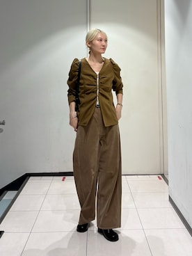 「KBF（ケイビーエフ）のアイテム（パンツ）」を使った、やまちゃんさん（レディース・165cm）の夏コーディネート