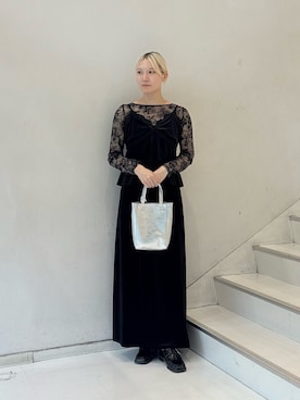 「オケージョンワンピース」｜やまちゃんさん（レディース・165cm）の秋コーディネート