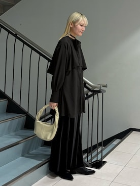 「アイテム（ハンドバッグ）」を使った、やまちゃんさん（レディース・166cm）の冬コーディネート