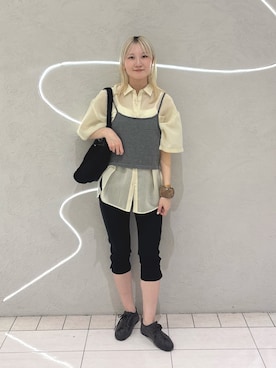 「スニーカー女子」｜やまちゃんさん（レディース・166cm）の春コーディネート