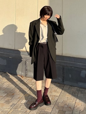 「アイテム（香水）」を使った、もえか / ecrumさん（レディース・162cm）の秋コーディネート