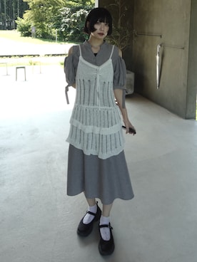 「アイテム（ワンピース/ドレス）」を使った、もえか / ecrumさん（レディース・162cm・20代）の秋コーディネート