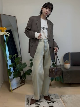 「アイテム（パンプス）」を使った、もえか / ecrumさん（レディース・162cm）の秋コーディネート