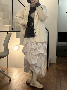 「アイテム（チョーカー）」を使った、もえか / ecrumさん（レディース・162cm）の秋コーディネート