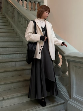 「アイテム（その他トップス）」を使った、もえか / ecrumさん（レディース・162cm）の秋コーディネート