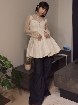 「アイテム（バレッタ/ヘアクリップ）」を使った、もえか / ecrumさん（レディース・162cm）の夏コーディネート