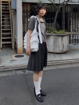 「アイテム（フレグランス）」を使った、もえか / ecrumさん（レディース・162cm）の秋コーディネート