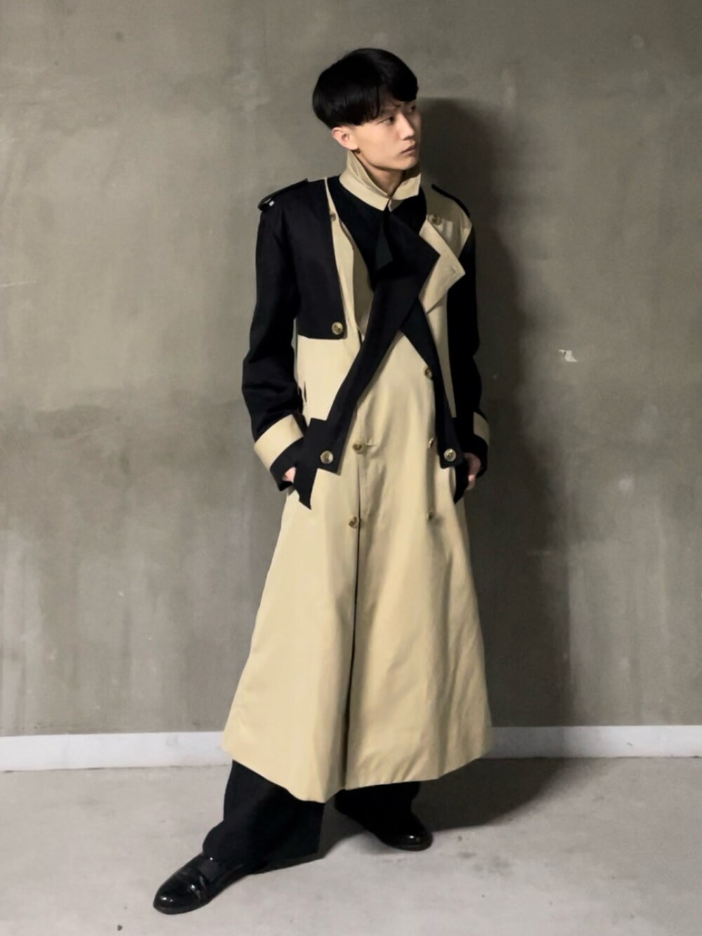 disemBySiik ディゼムバイシーク バイカラー ロングコート 【公式通販】