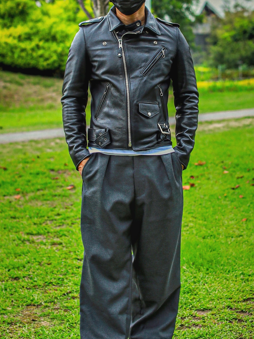 70s ファッション 【ヴィンテージ】ダブルライダース buffalo chips