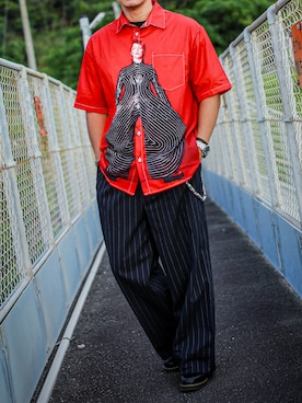 「ドクターマーチン」｜HIROCKmanさん（メンズ・172cm）の秋コーディネート