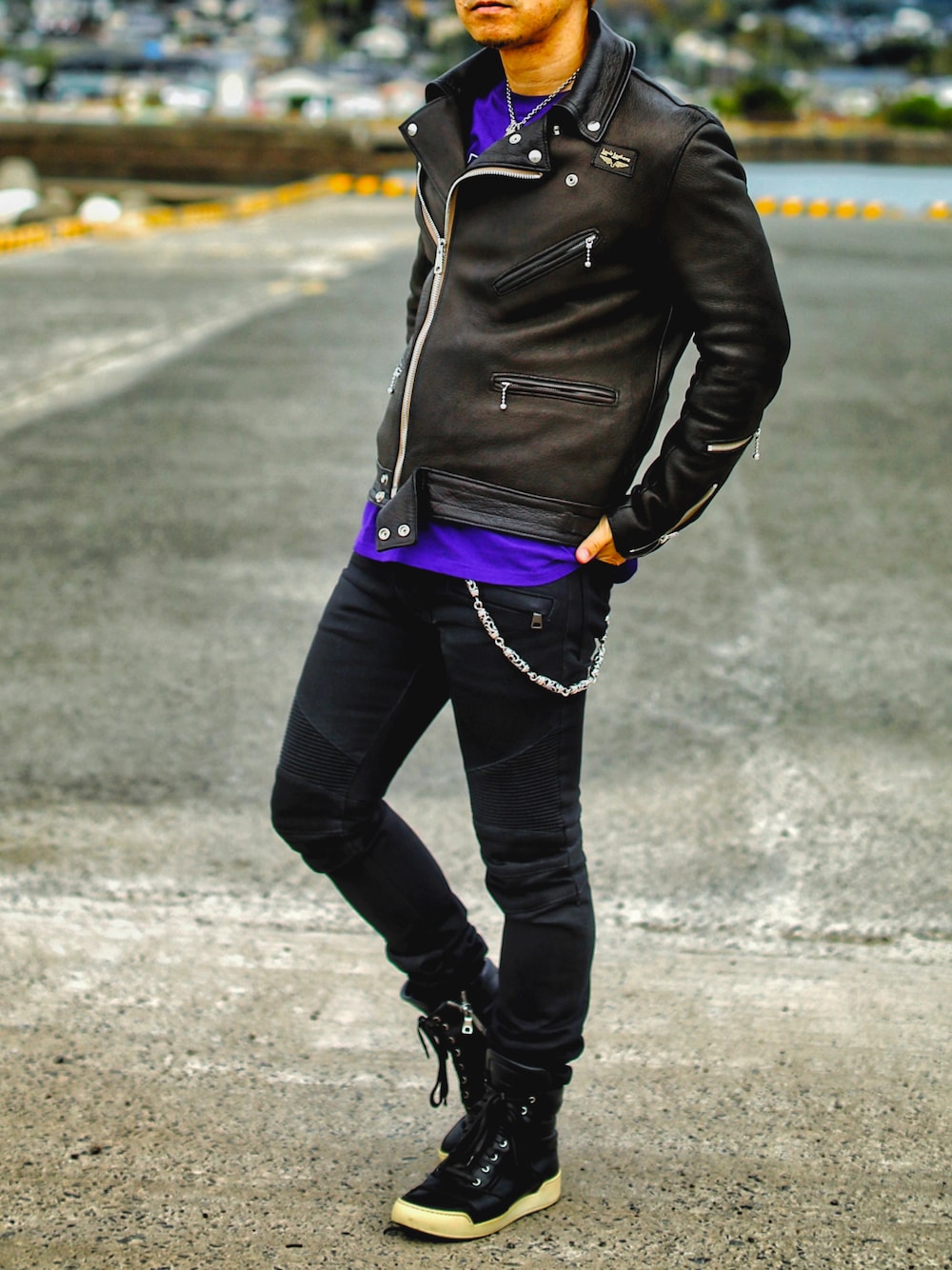 HIROCKman｜Lewis Leathersのライダースジャケットを使った