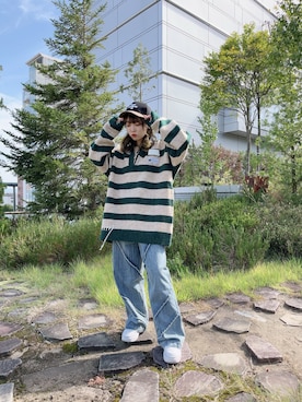 「MAMC（エムエーエムシー）のアイテム」を使った、Emil’sさん（レディース・155cm）の秋コーディネート