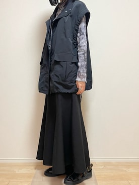 「apres jour mignon（アプレジュールミニョン）のアイテム（ジャケット/アウター）」を使った、んー🐰さん（レディース・160cm）の春コーディネート