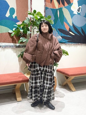 「アイテム（その他アウター）」を使った、aikaさん（レディース・147cm・20代）の秋コーディネート