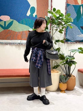 「ハーフパンツ」｜aikaさん（レディース・147cm・20代）の秋コーディネート