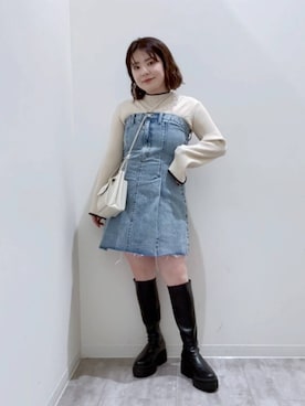 「アイテム（その他トップス）」を使った、aikaさん（レディース・147cm・20代）の冬コーディネート