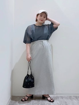 「アイテム（キャップ）」を使った、aikaさん（レディース・147cm・20代）の夏コーディネート