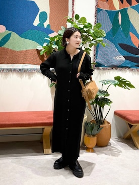 「アイテム（ピアス（両耳用））」を使った、aikaさん（レディース・147cm）の秋コーディネート