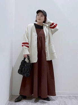 「アイテム（キャップ）」を使った、aikaさん（レディース・147cm・20代）の春コーディネート